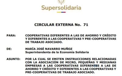 CIRCULAR EXTERNA No. 71