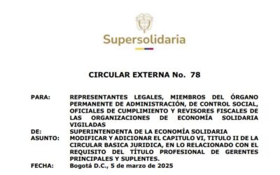 CIRCULAR EXTERNA No. 78